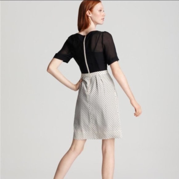 Marc By Marc Jacobs - Cleo Print Silk Dress, Size 8 - Picture 3 of 5